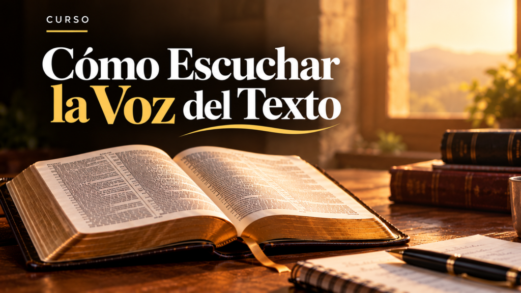 Cómo Escuchar la Voz del Texto – Curso 1