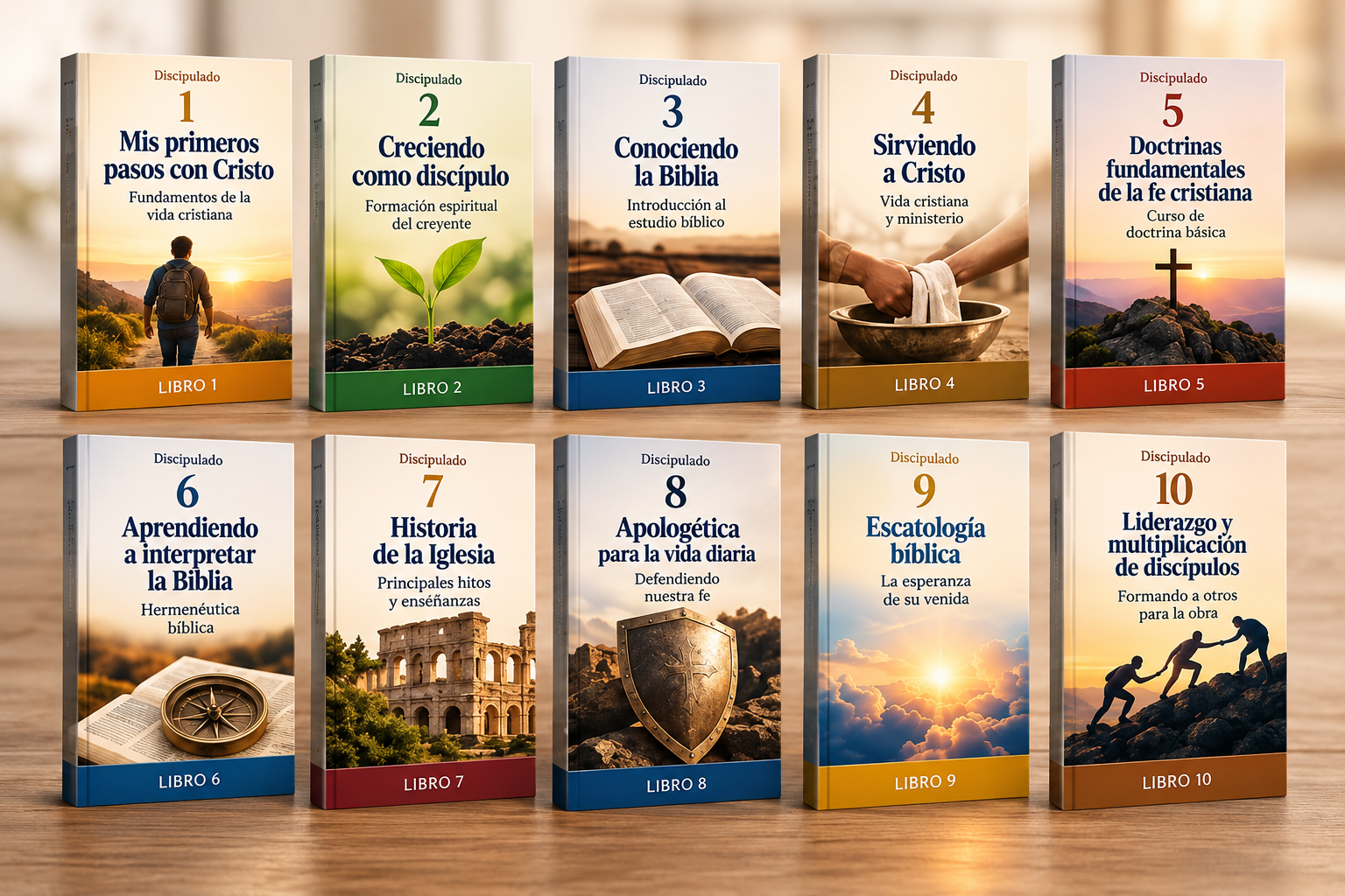 Colección del programa de discipulado para iglesias